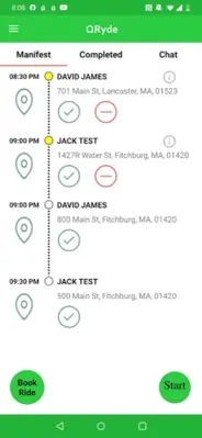 QRyde Driver android App screenshot 8